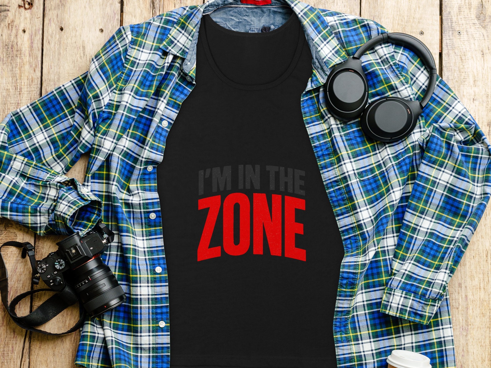 I'M IN THE ZONE Graphic Casual Top product