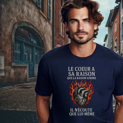 Le Coeur A Sa Raison Que La Raison Ignore T-Shirt
