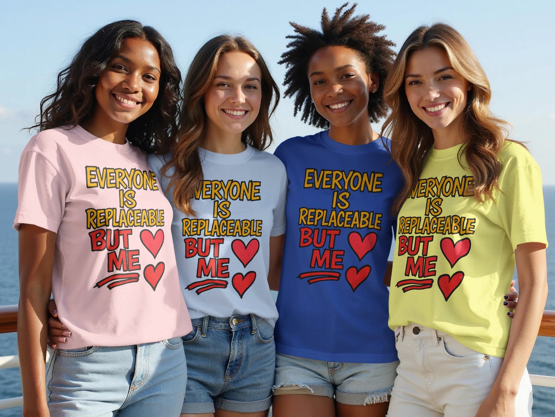 Everyone Is Replaceable But Me Graphic Tee product type