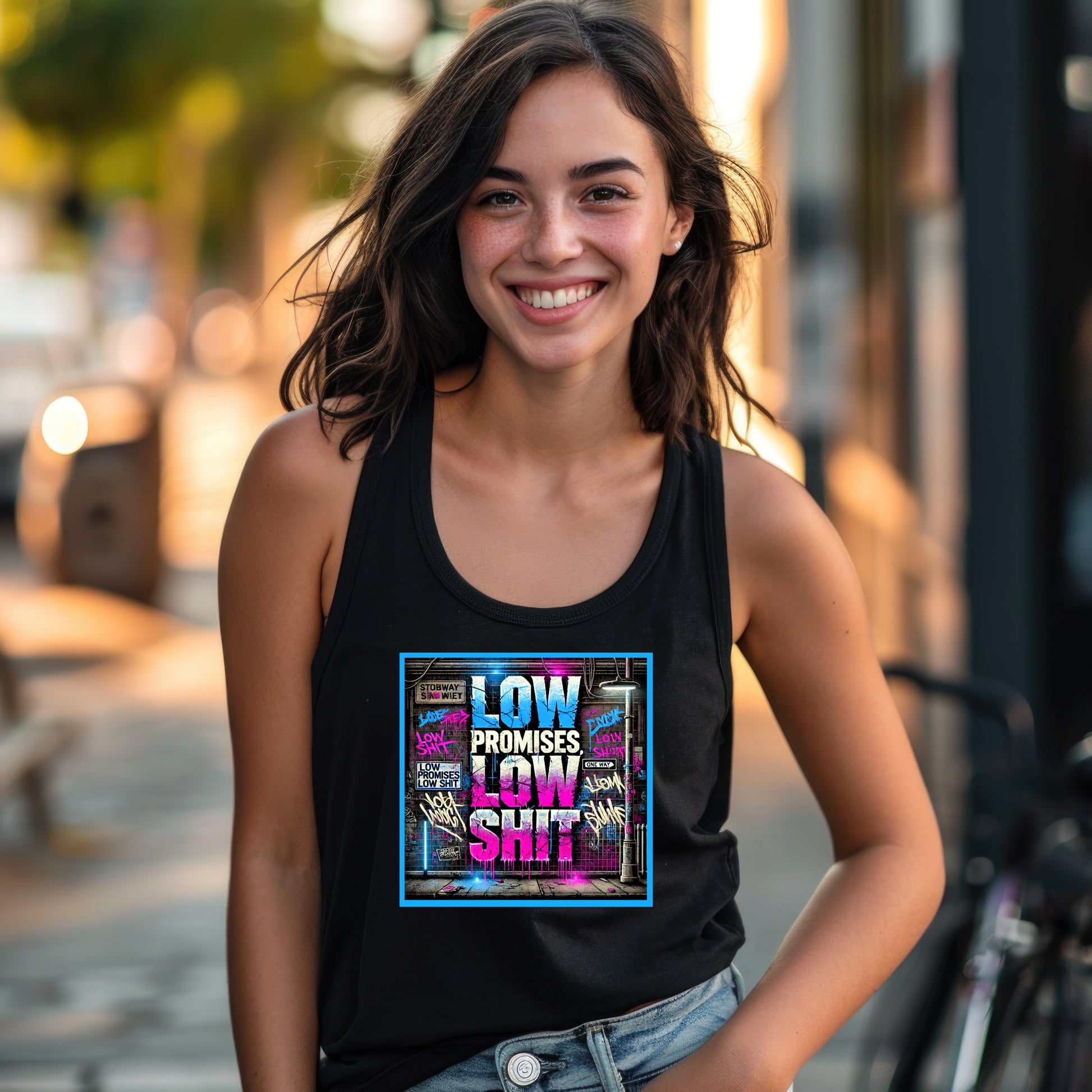 Low Promises Low Sh*t Graphic Tank Top product type