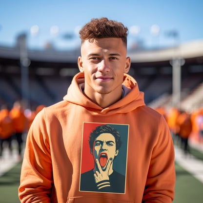 Trendy Hoodie with Iconic Graphic Design for Sale