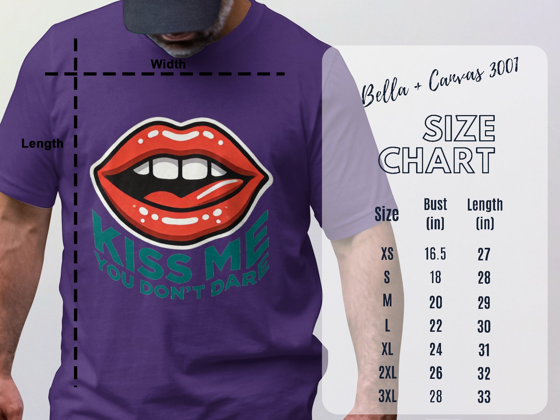 Kiss Me You Don't Dare Graphic T-Shirt product