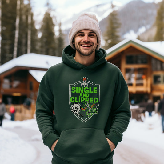 Single And Clipped Design Casual Hoodie product type