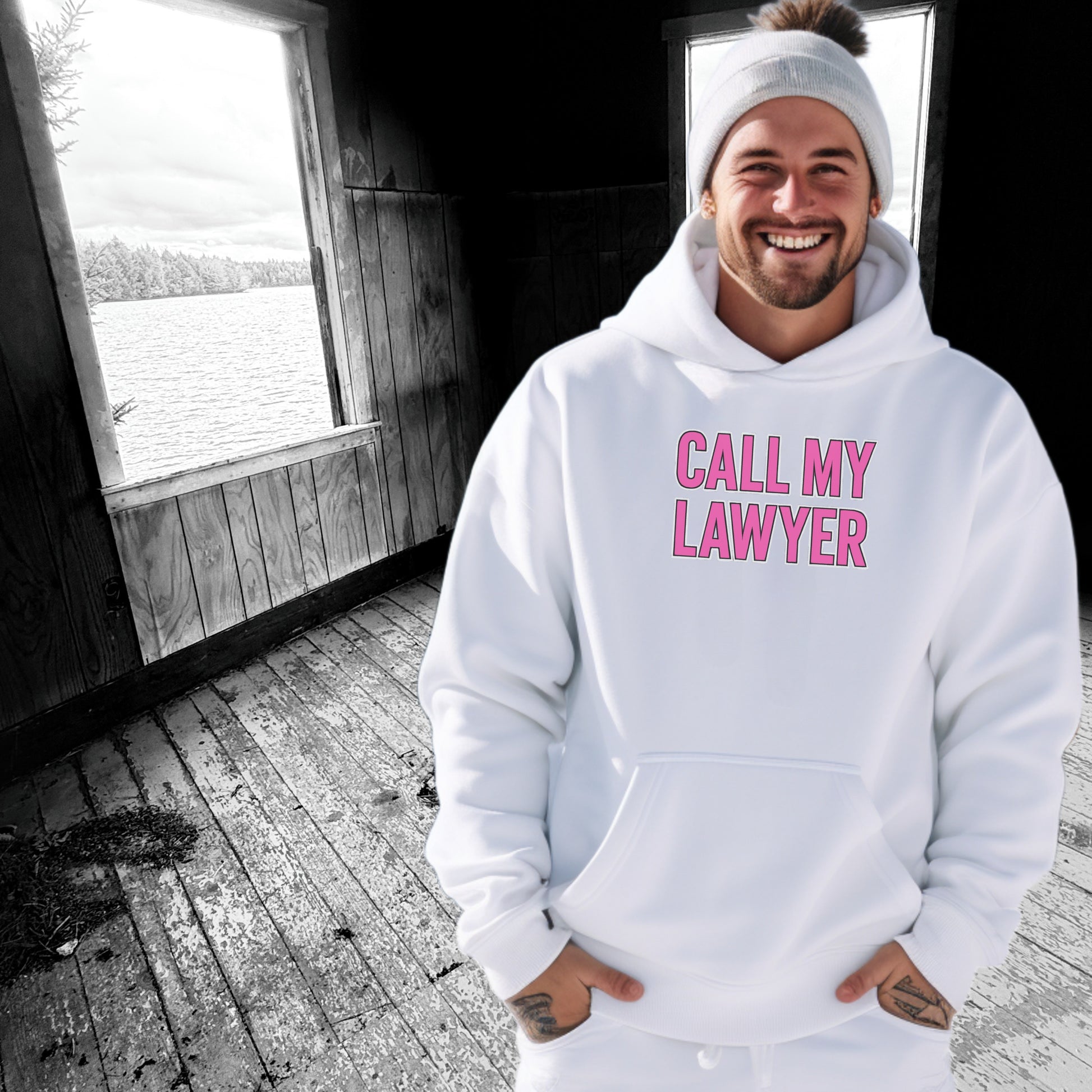 Call My Lawyer Bold Hoodie with Unique Design