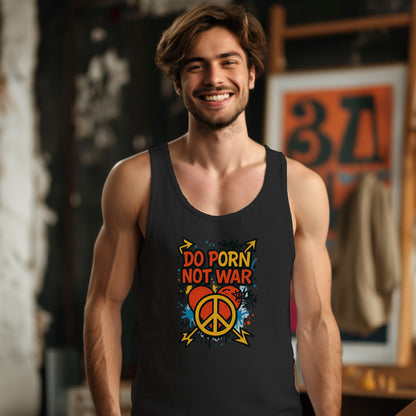 Do Porn Not War Peace Symbol Graphic Tank product