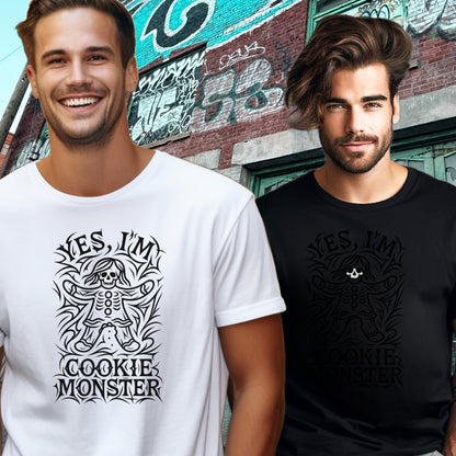 Yes I'm Cookie Monster Graphic Tee Shirt product type