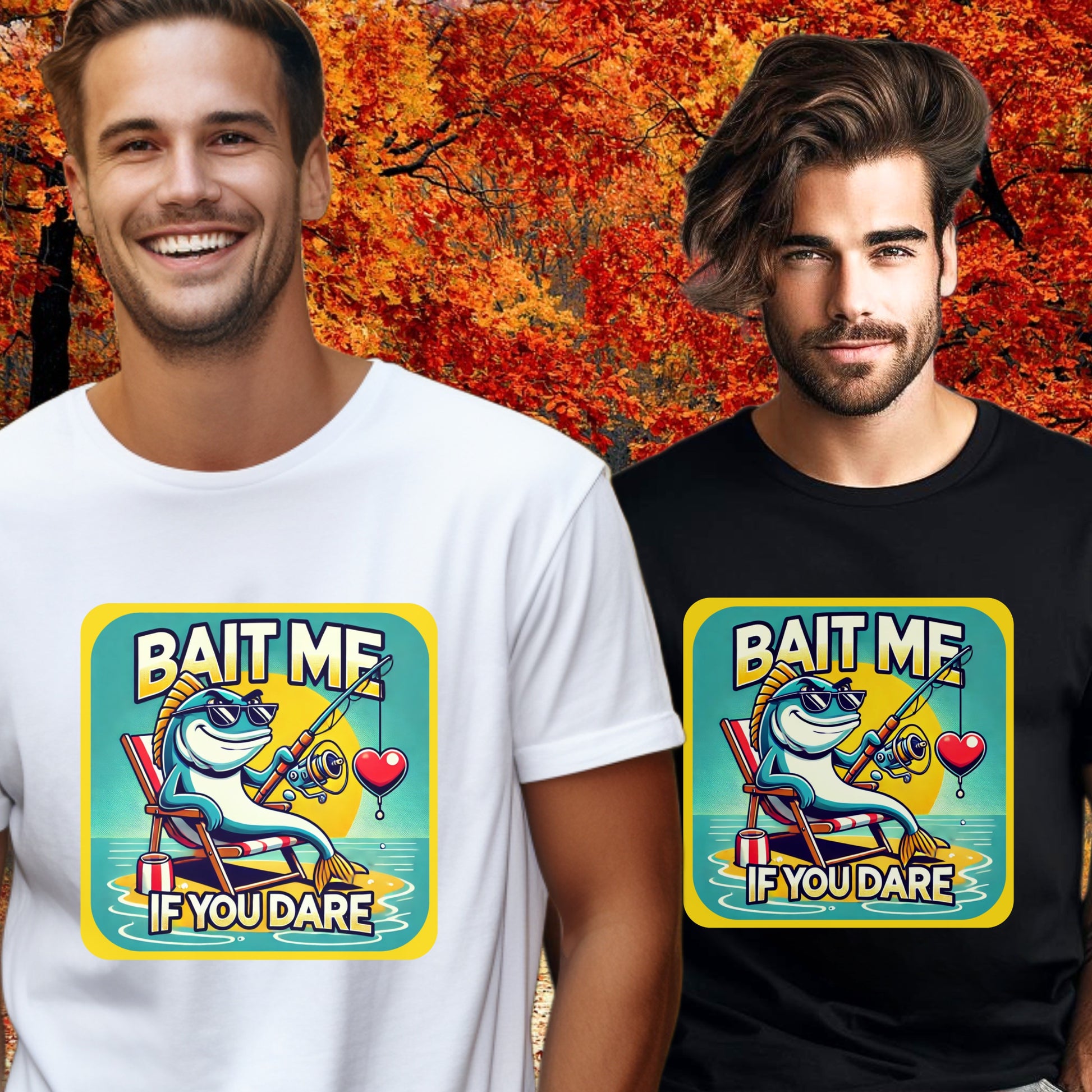 Bait Me If You Dare Graphic Fishing T-Shirt product