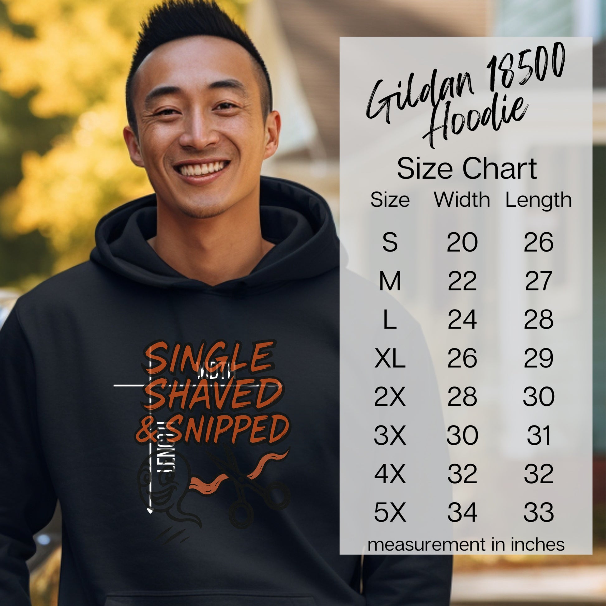 Single Shaved And Snipped Gildan 18500 Hoodie product type