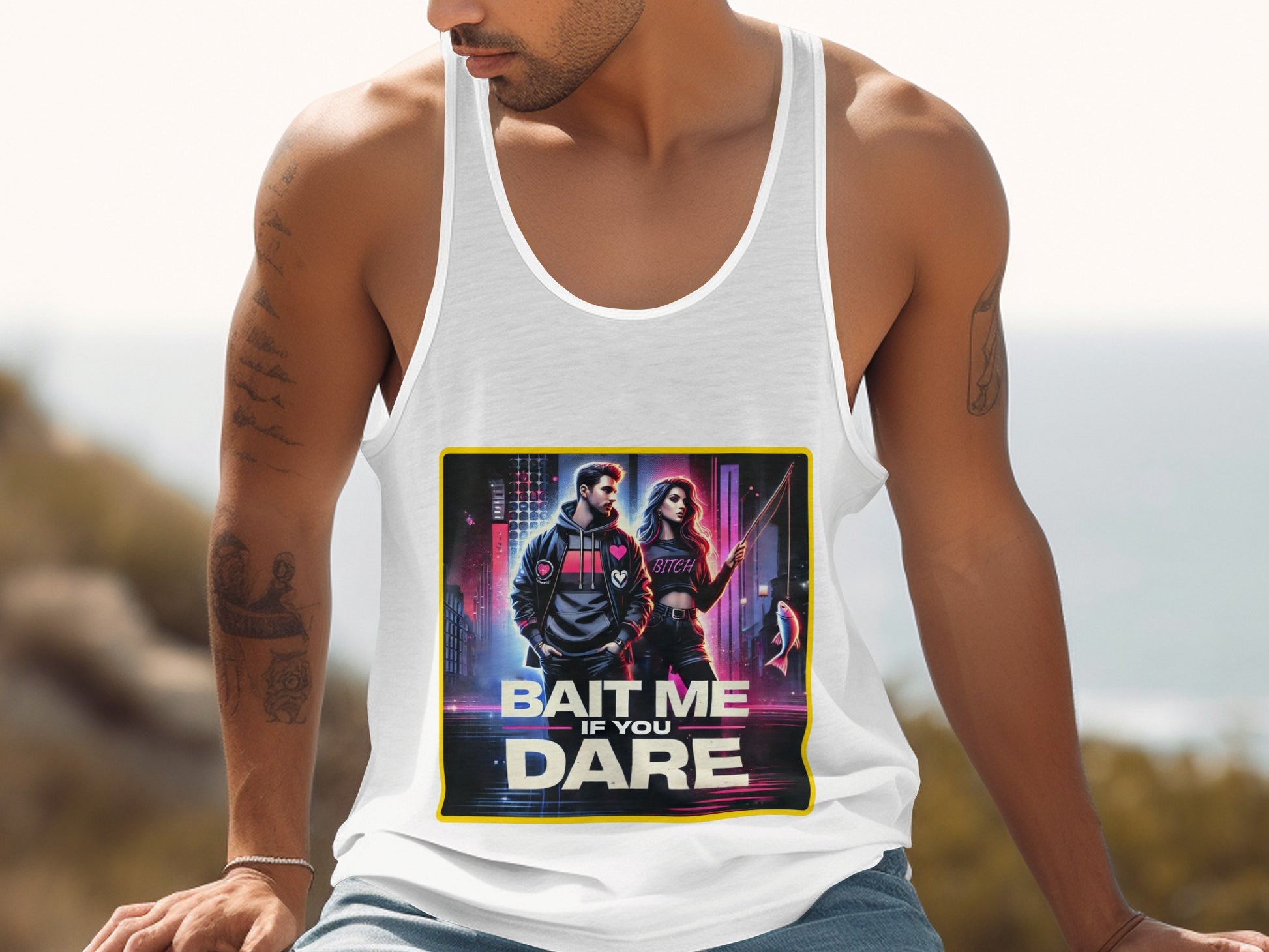Bait Me If You Dare Graphic Tank Top product