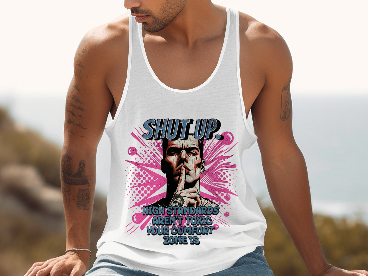 High Standards Aren't Toxic Tank Top Product