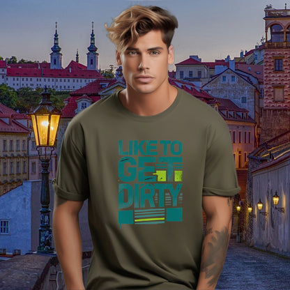 Like To Get Dirty Urban Print T-shirt product type
