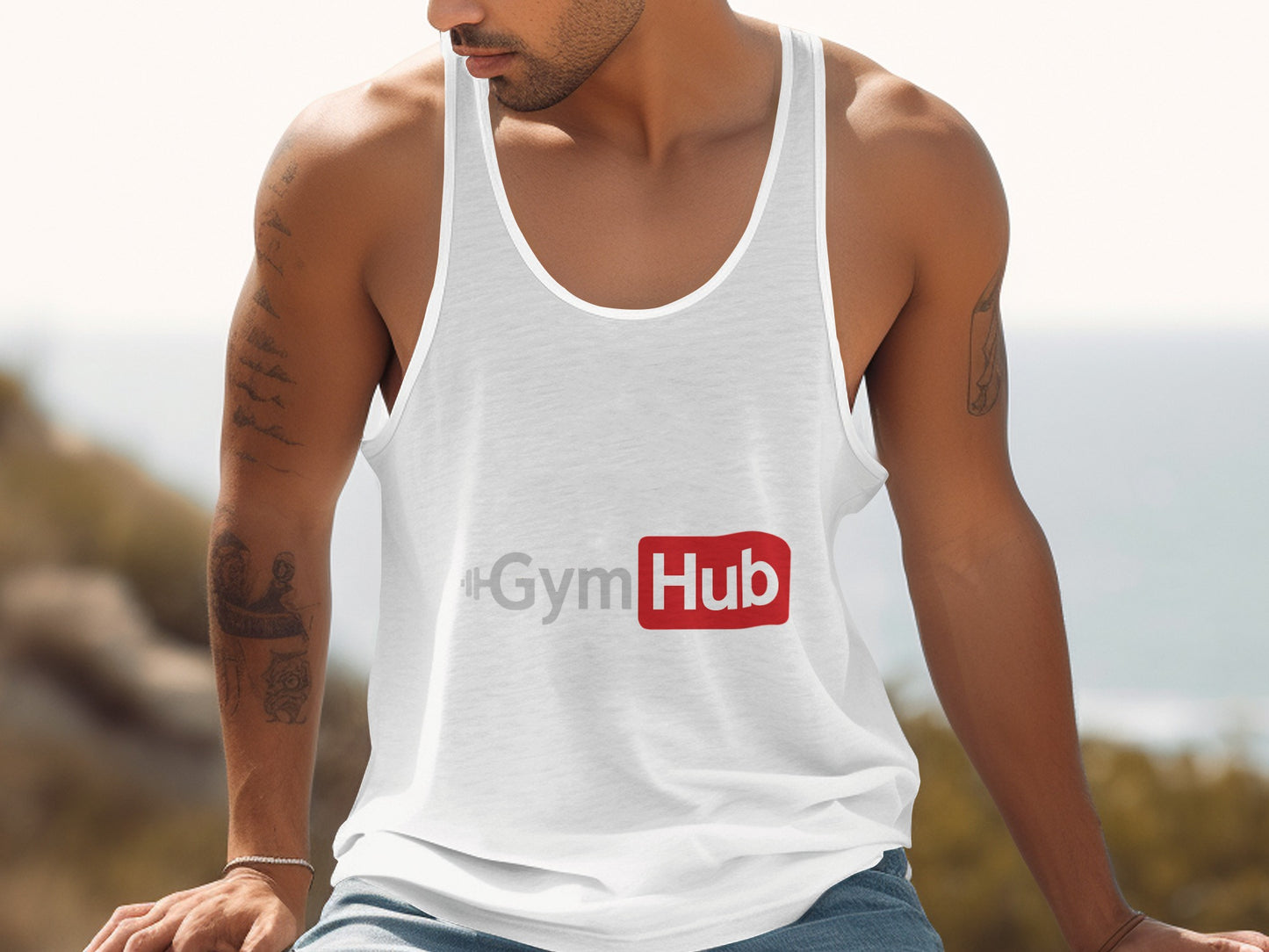 GymHub Athletic Graphic Tank Top product type