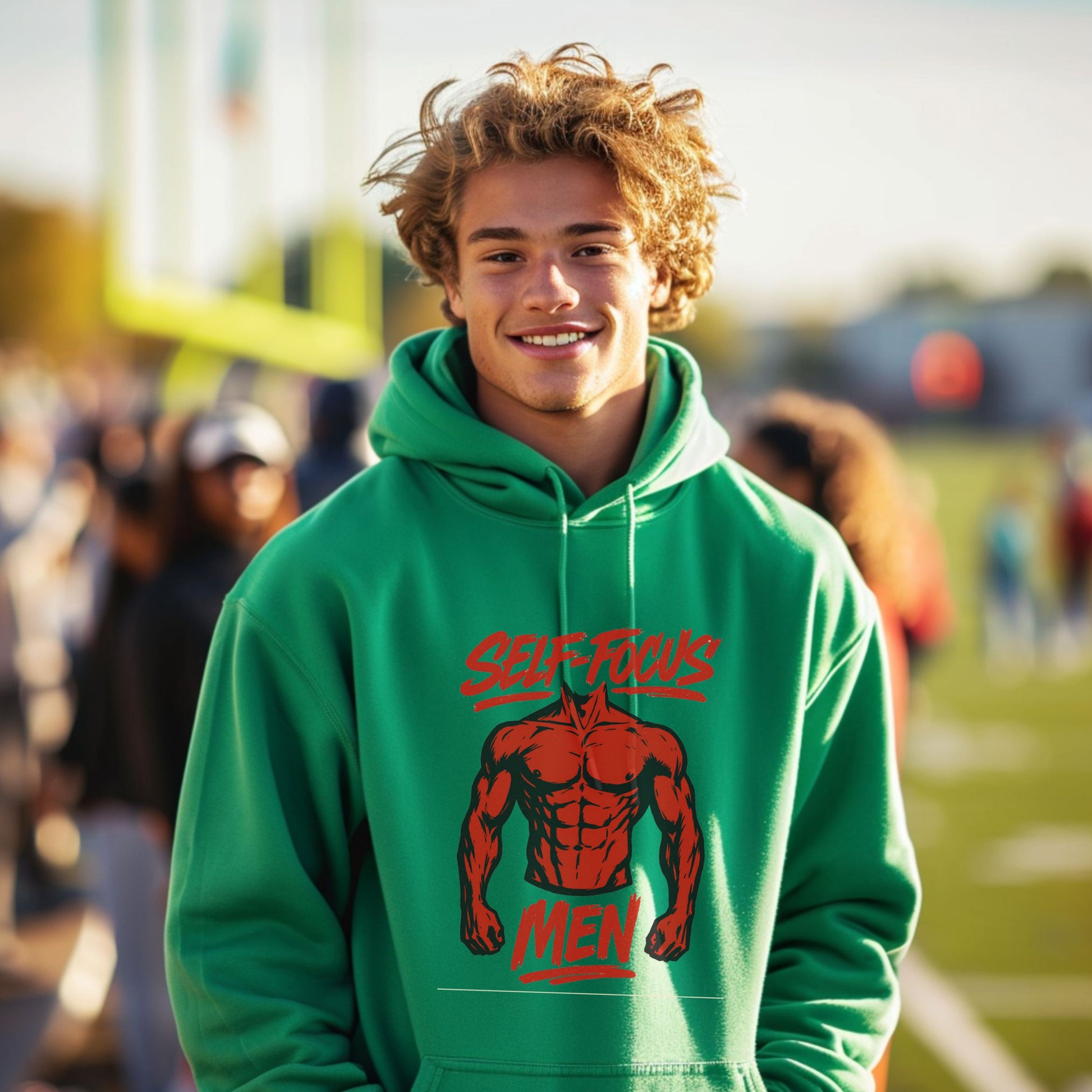 Self Focus Men Graphic Hoodie trendy product type