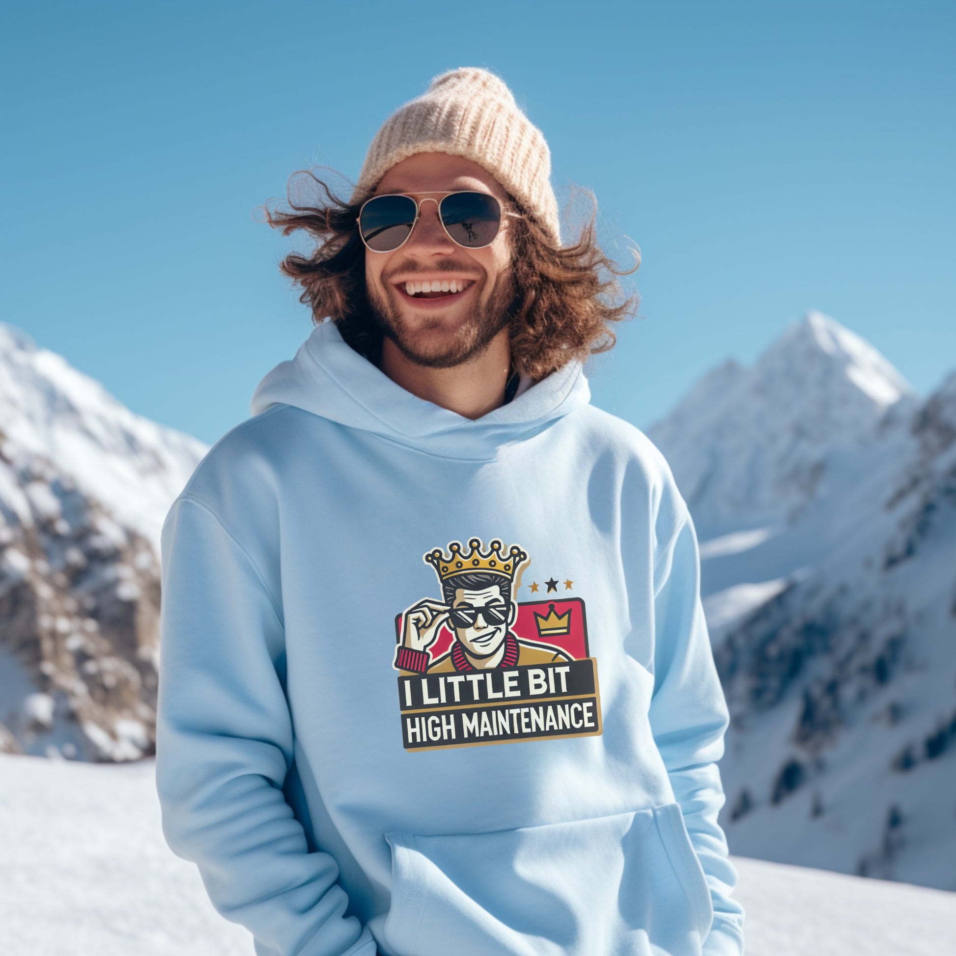 I Little Bit High Maintenance Statement Hoodie product