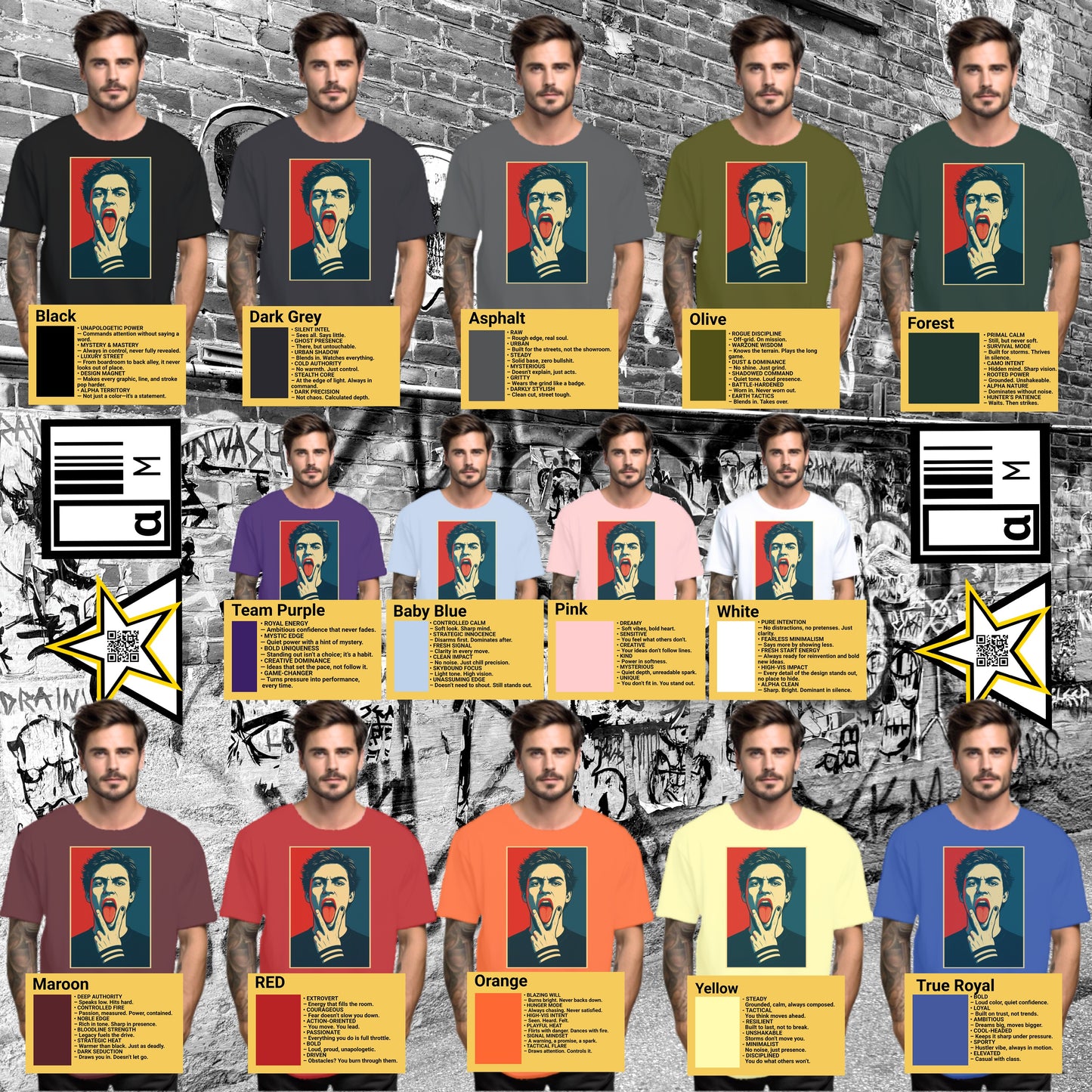 Vibrant Graphic Print Tee for Everyday Style