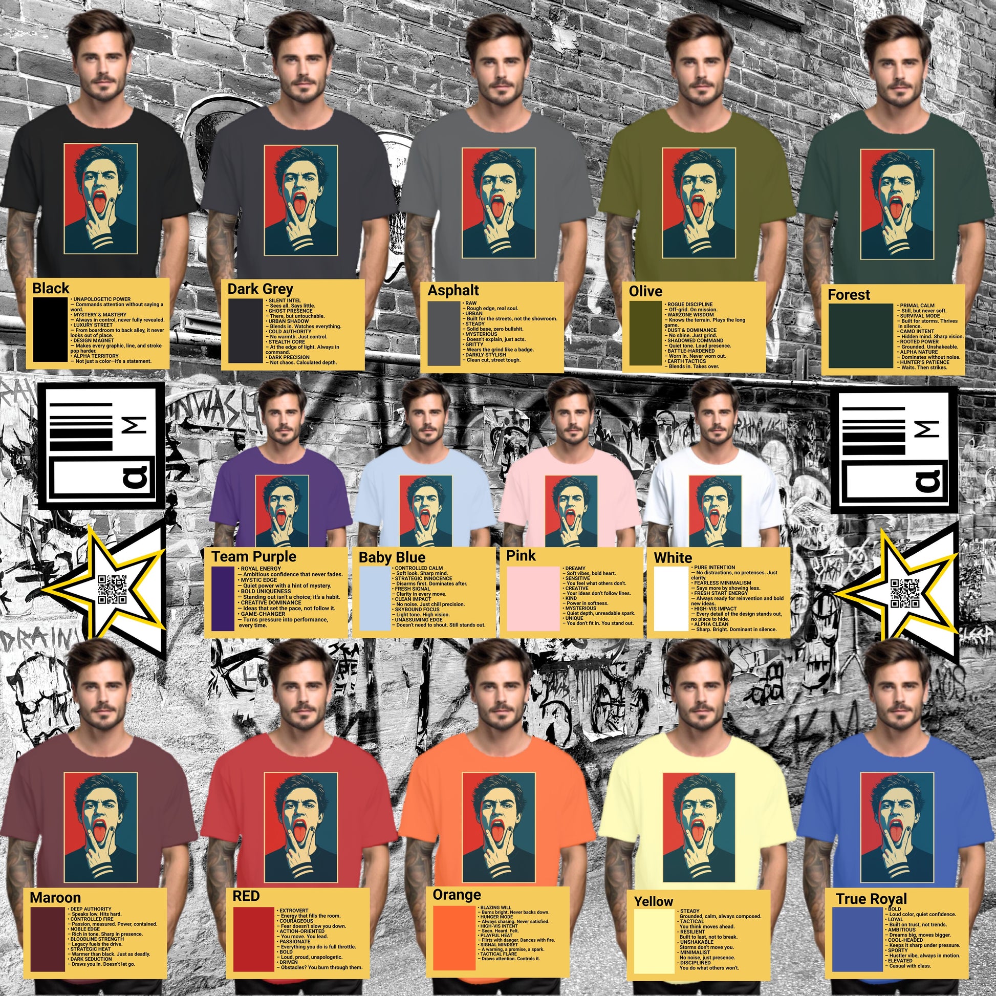 Vibrant Graphic Print Tee for Everyday Style