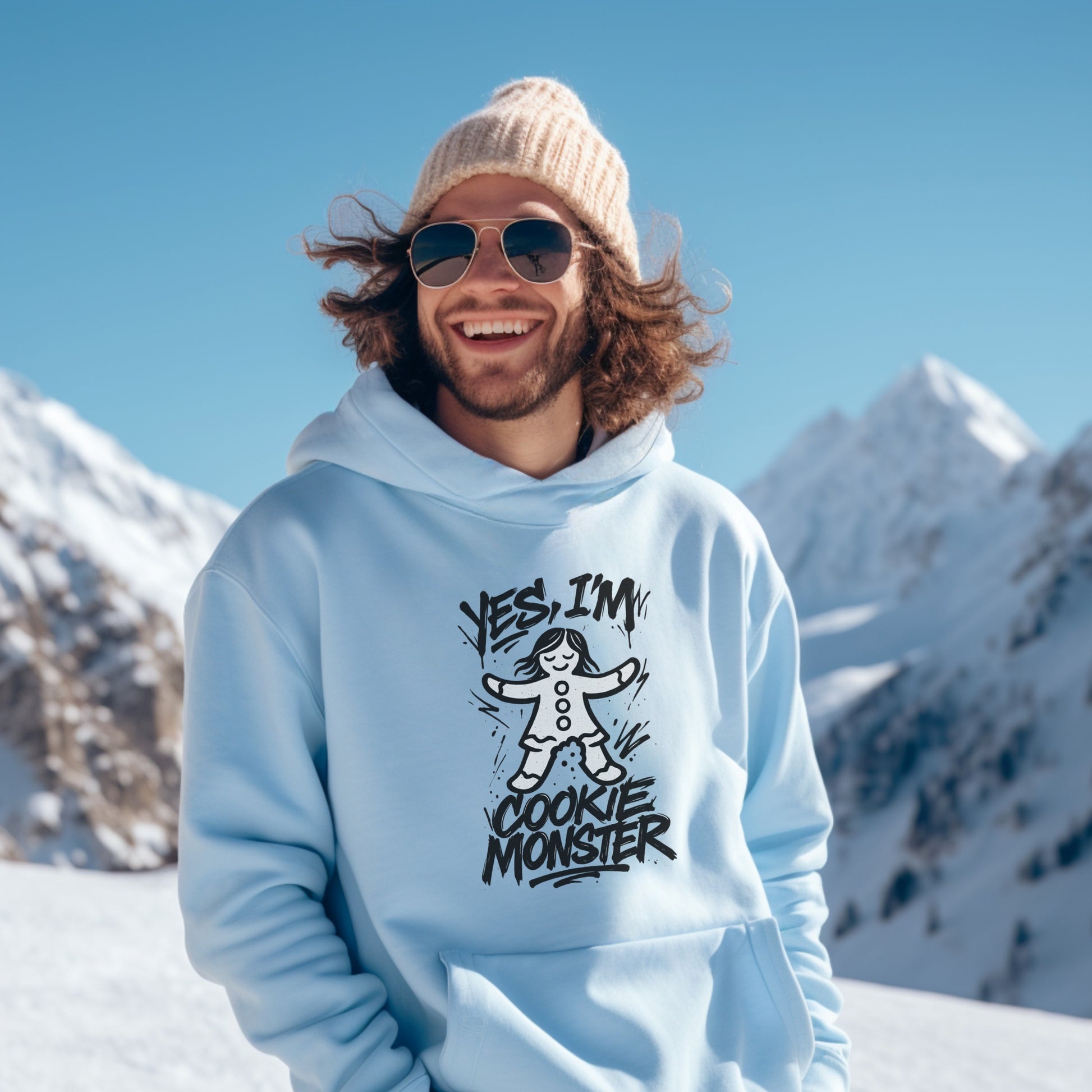 Yes I Am Cookie Monster Graphic Hoodie product