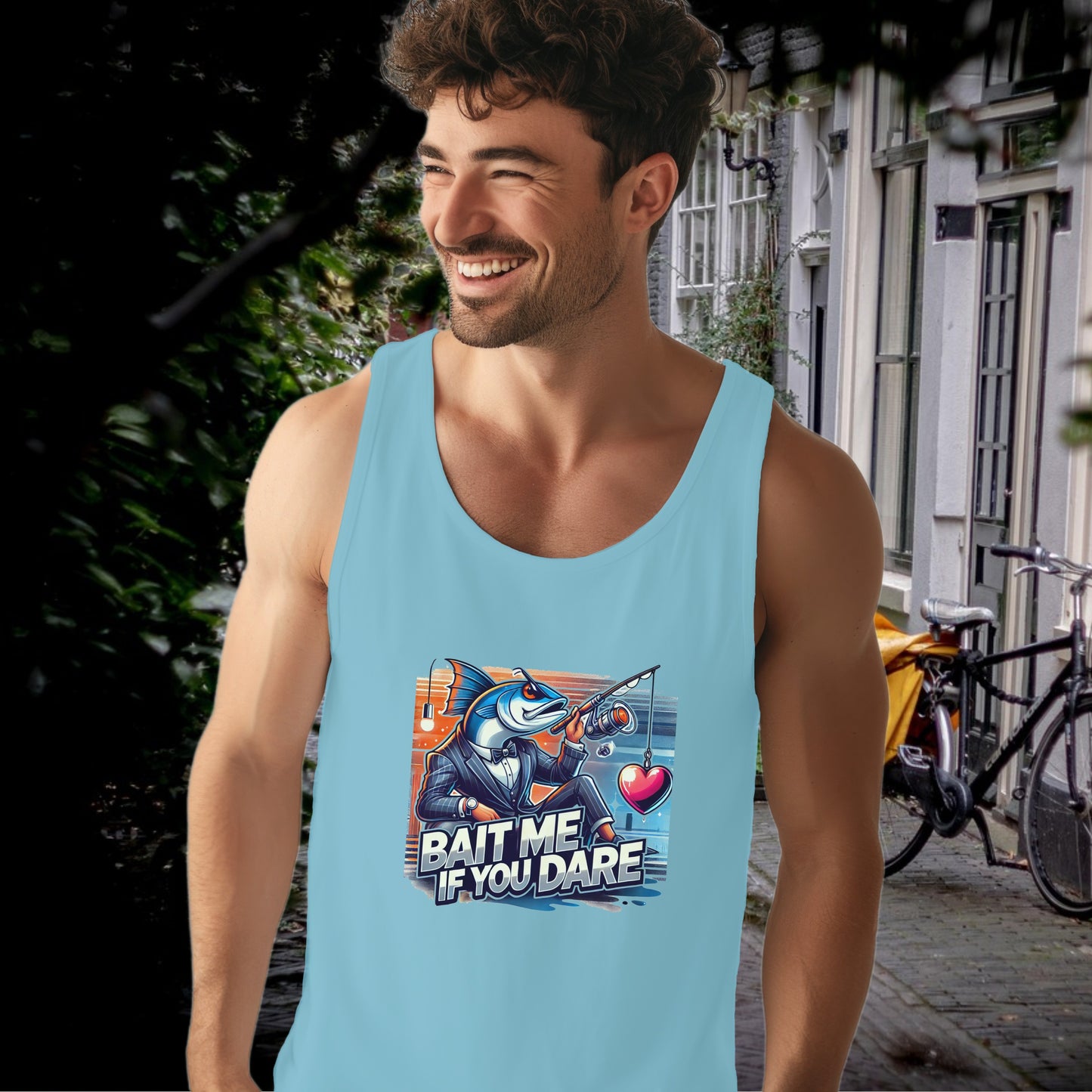 Bait Me If You Dare Sports Graphic Tank Top product