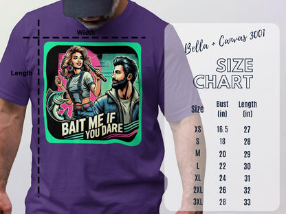 Bait Me If You Dare Graphic Tee shirt product type