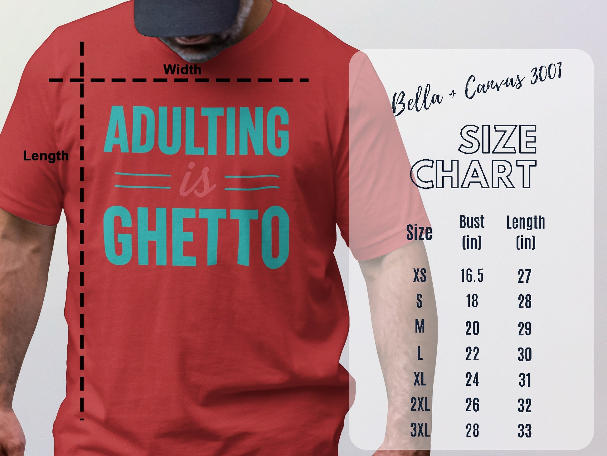 Adulting Is Ghetto Graphic Unisex T-shirt