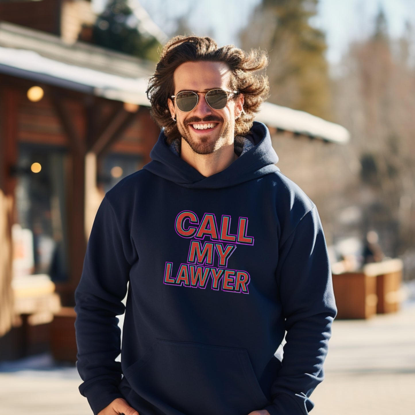 CALL MY LAWYER Statement Hoodie Product