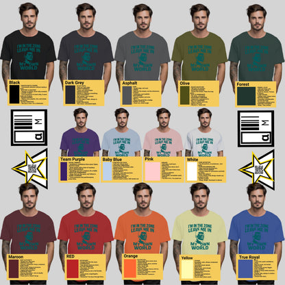I Am In The Zone Learning In The REAL World Shirt Product