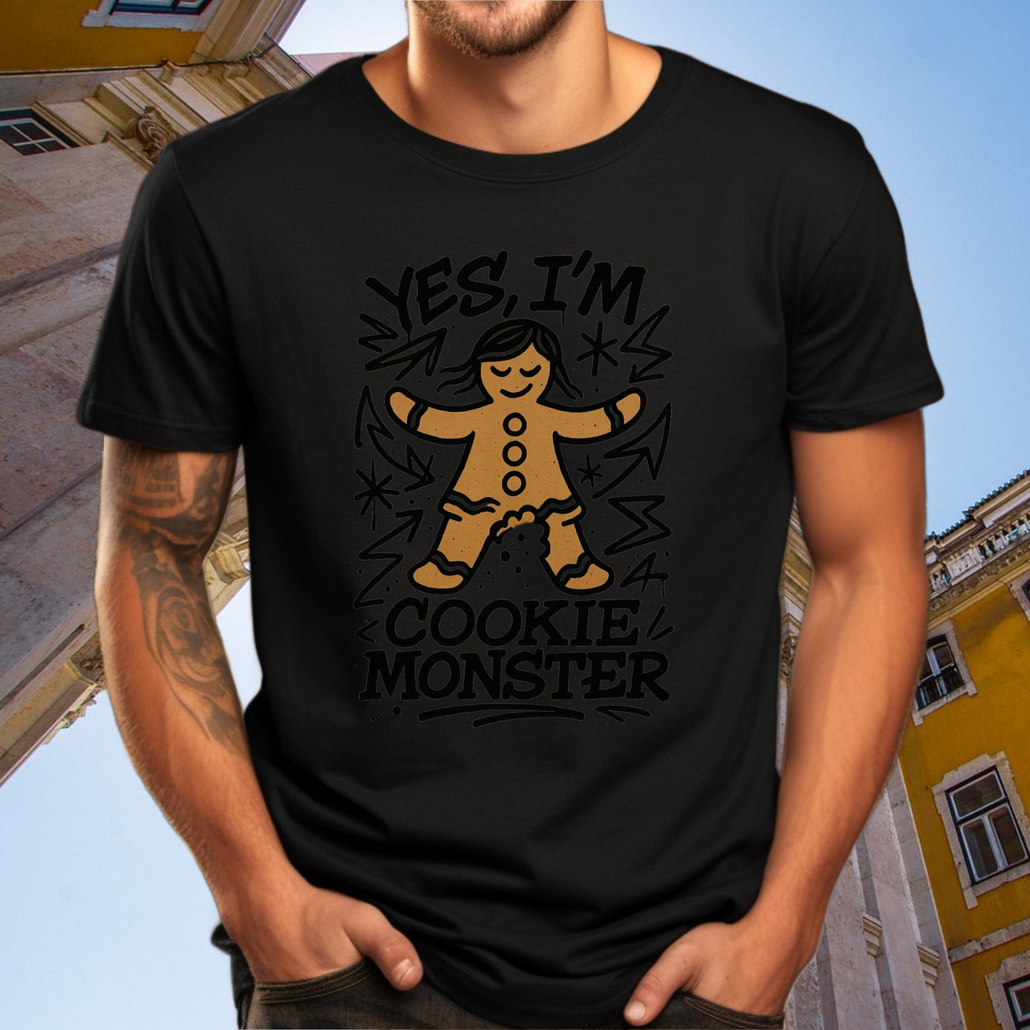 Yes I'm Cookie Monster Graphic Tee product type