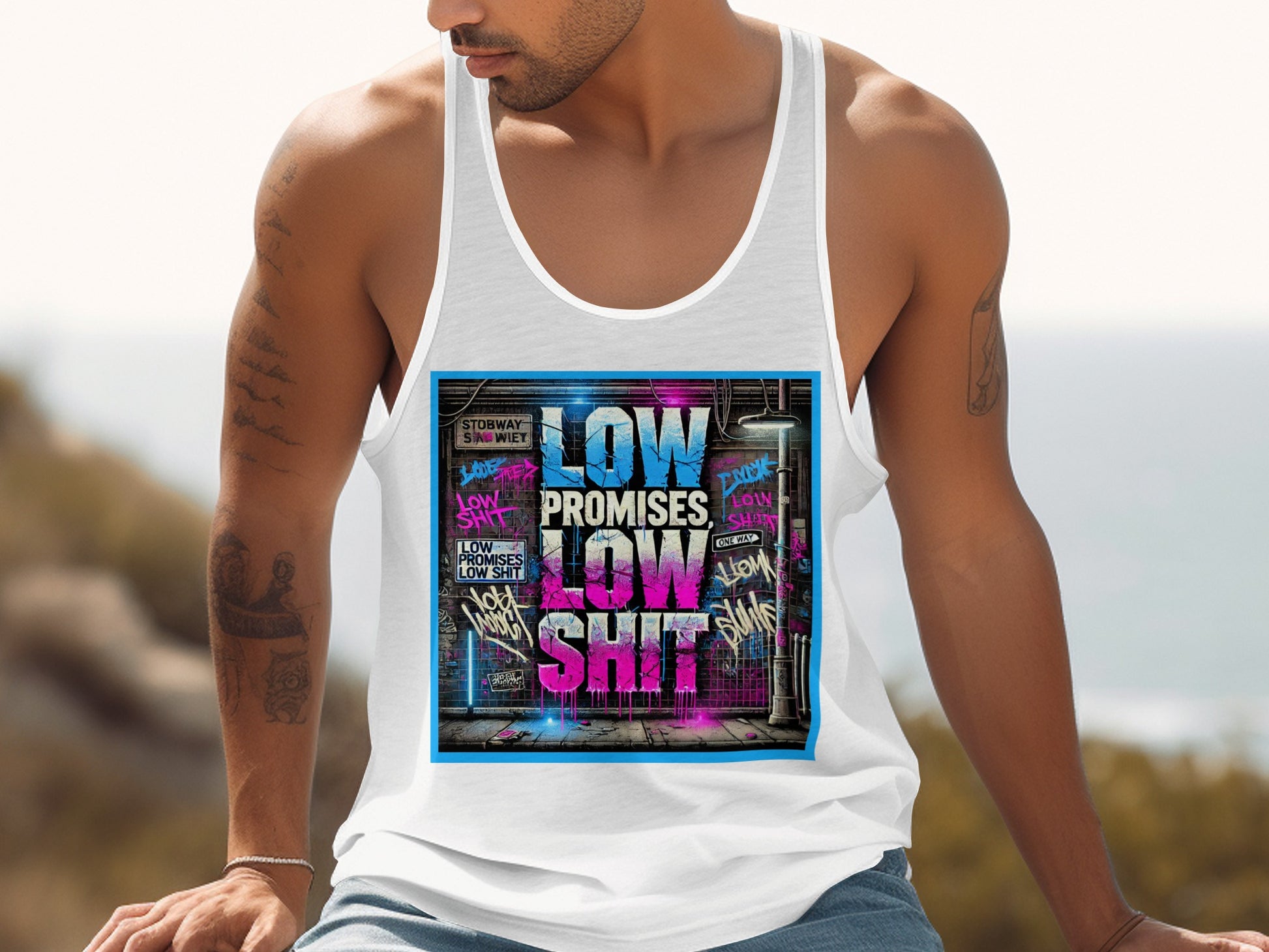 Low Promises Low Shit Tank Top Product
