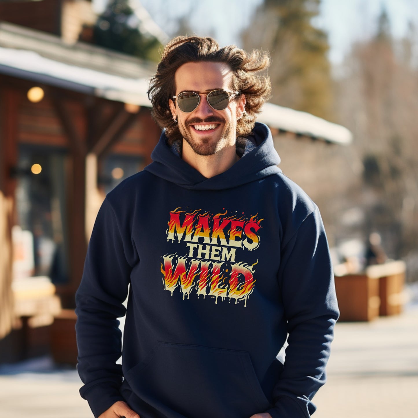 Makes Them Wild Graphic Hoodie product