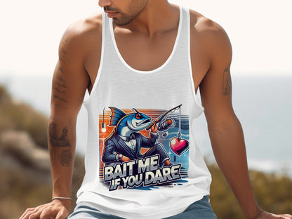Bait Me If You Dare Funny Graphic Tank Top product type