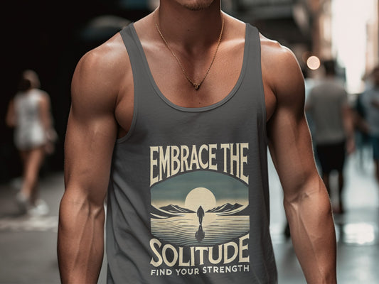 Embrace the Solitude Find Your Strength tank product