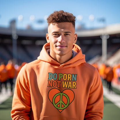 Do Porn Not War Peace Symbol Hoodie product