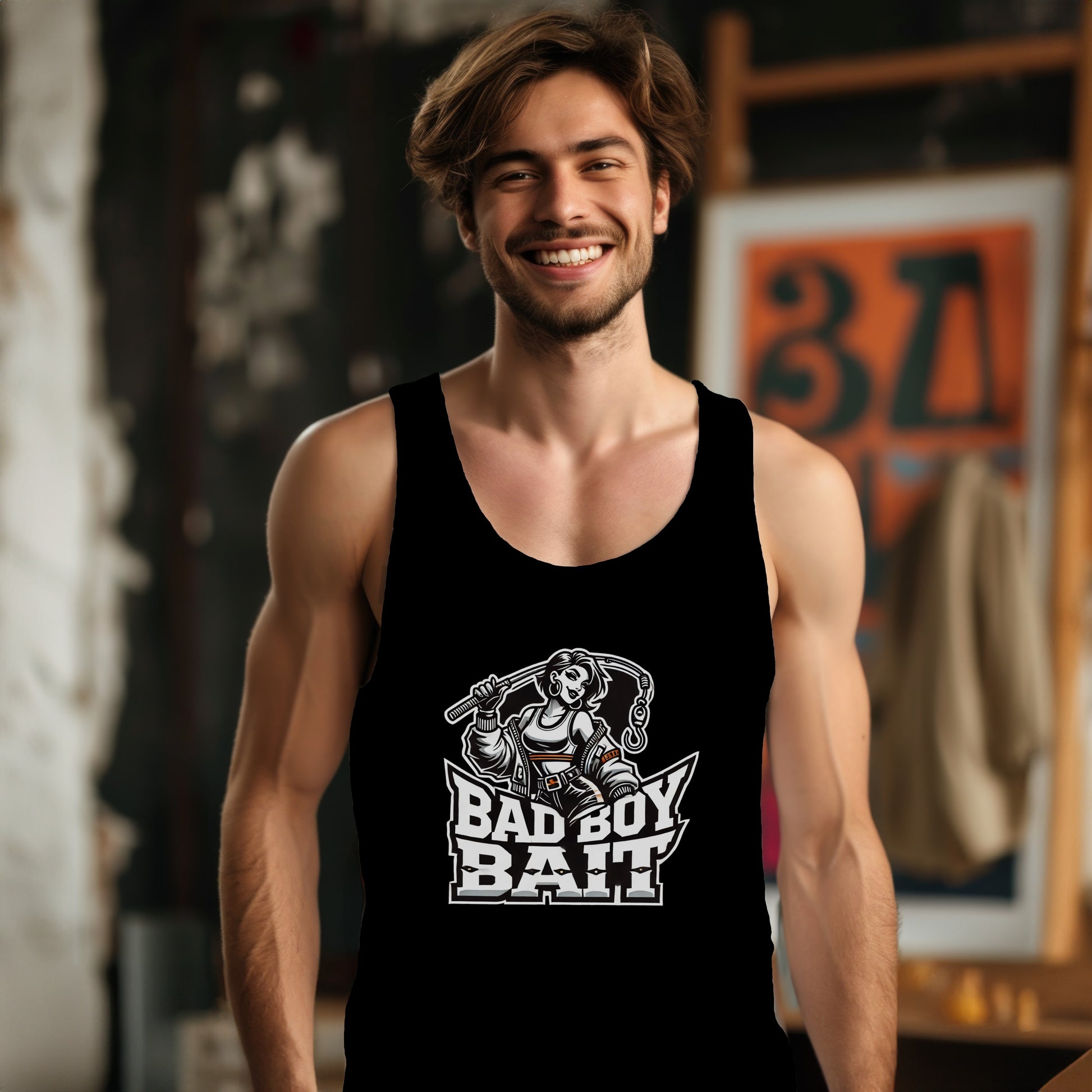 Bad Boy Bait Graphic Tank Top Apparel product type