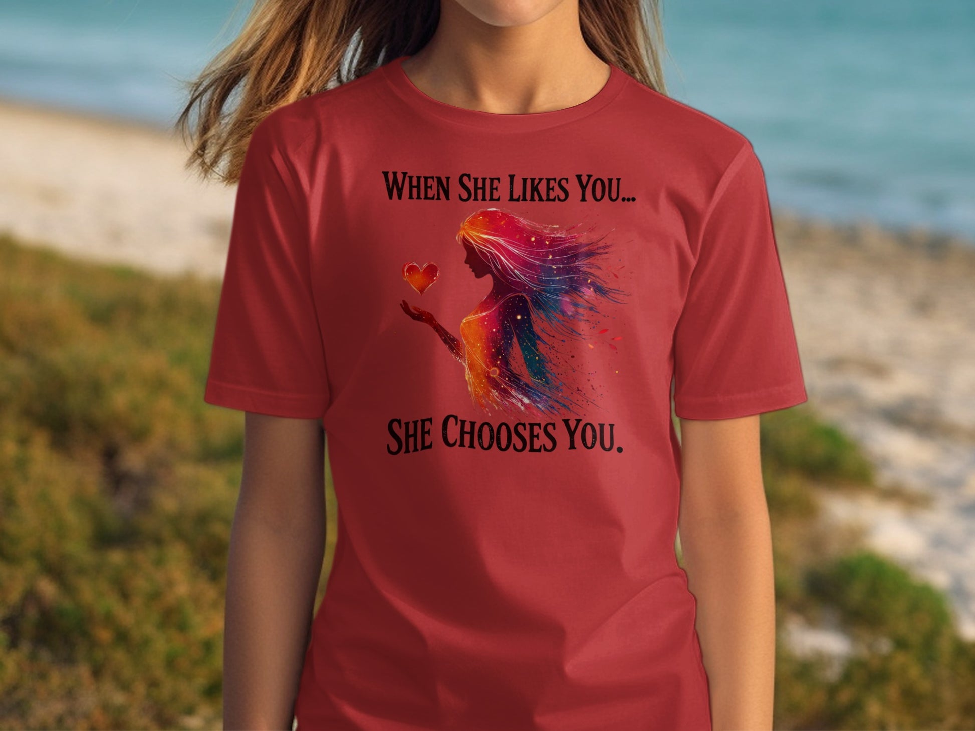 When She Likes You She Chooses You T-Shirt product type