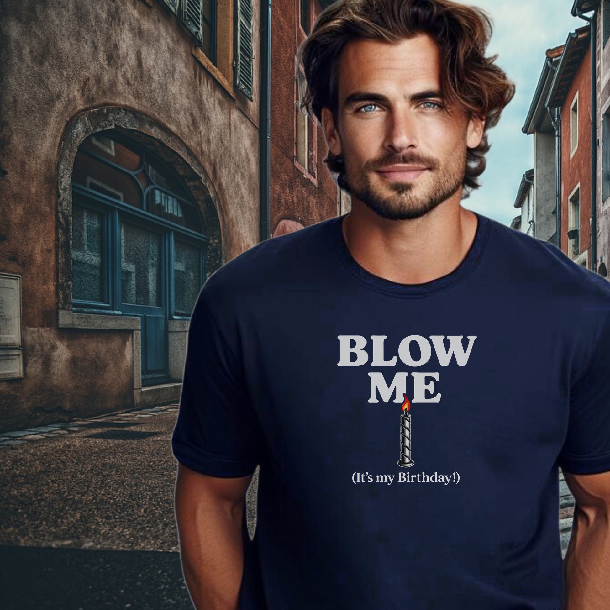 Funny Blow Me It's My Birthday T-Shirt