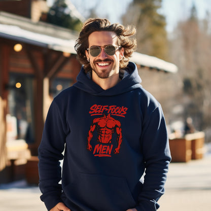 Self-Focus Men Hoodie for Stylish Winter Wear