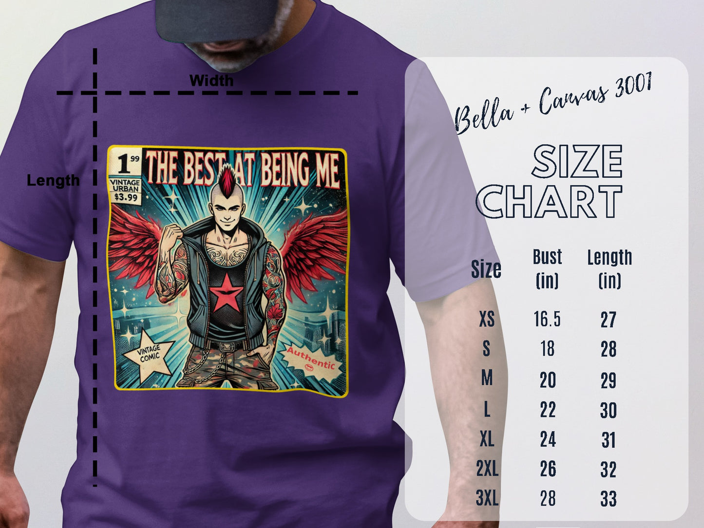 Authentic The Best At Being Me Graphic Tee product
