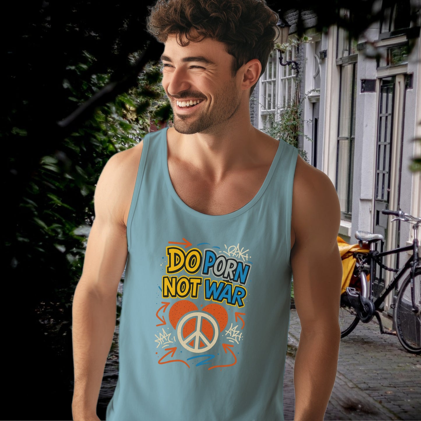 Do Porn Not War Peace Sign Tank Top product type