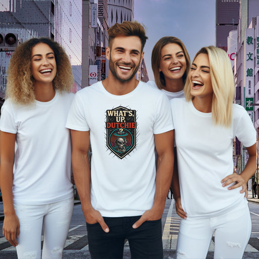 What's Up Dutchie graphic casual wear product