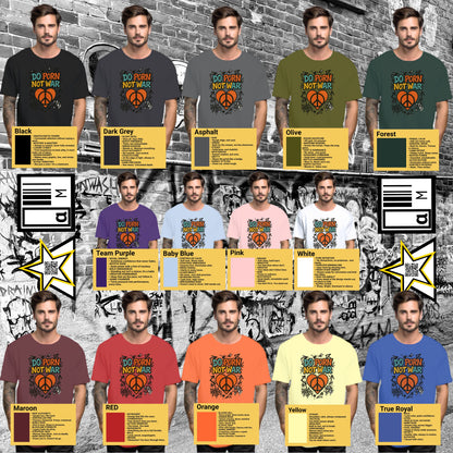 Make Love Not War Basketball Design Shirt product type
