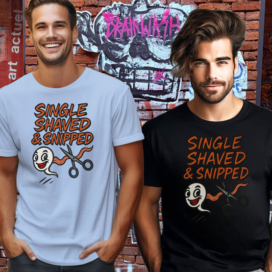 Single Shaved and Snipped Graphic T-shirt