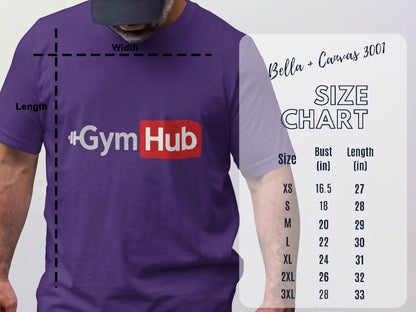 #GymHub Logo Men's Short Sleeve T-shirt product type