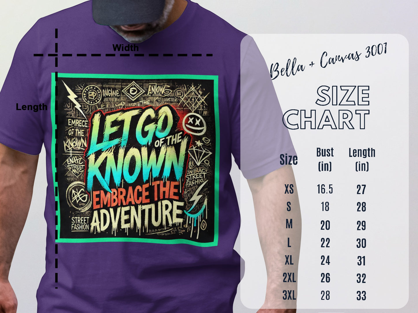 Let Go of the Known Embrace the Adventure product type