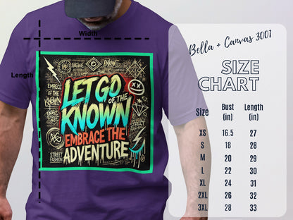 Let Go of the Known Embrace the Adventure product type