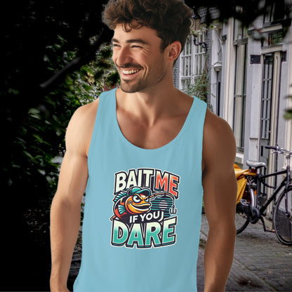 Bait Me If You Dare Fun Graphic Tank Top product