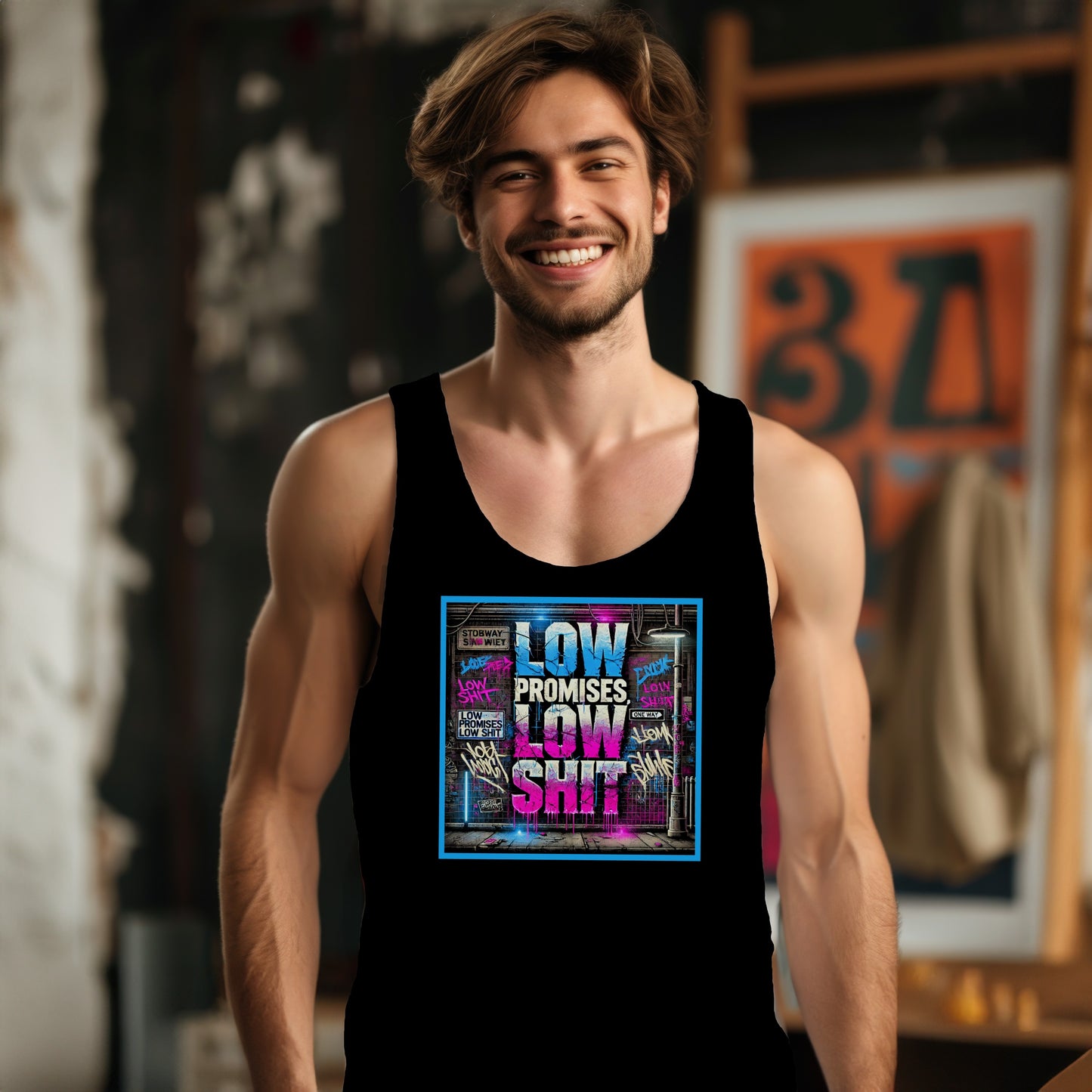 Low Promises Low Shit Graphic Tank Top product type