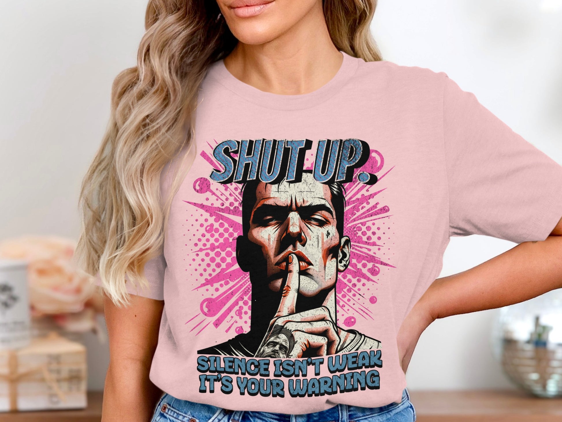 Shut Up Silence Isn't Weak It's Your Warning T-shirt product
