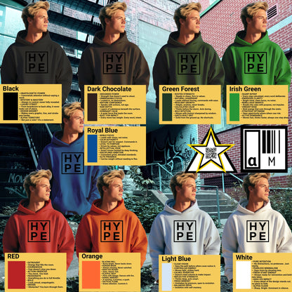Vibrant Color Options of Hype Hoodie Collection