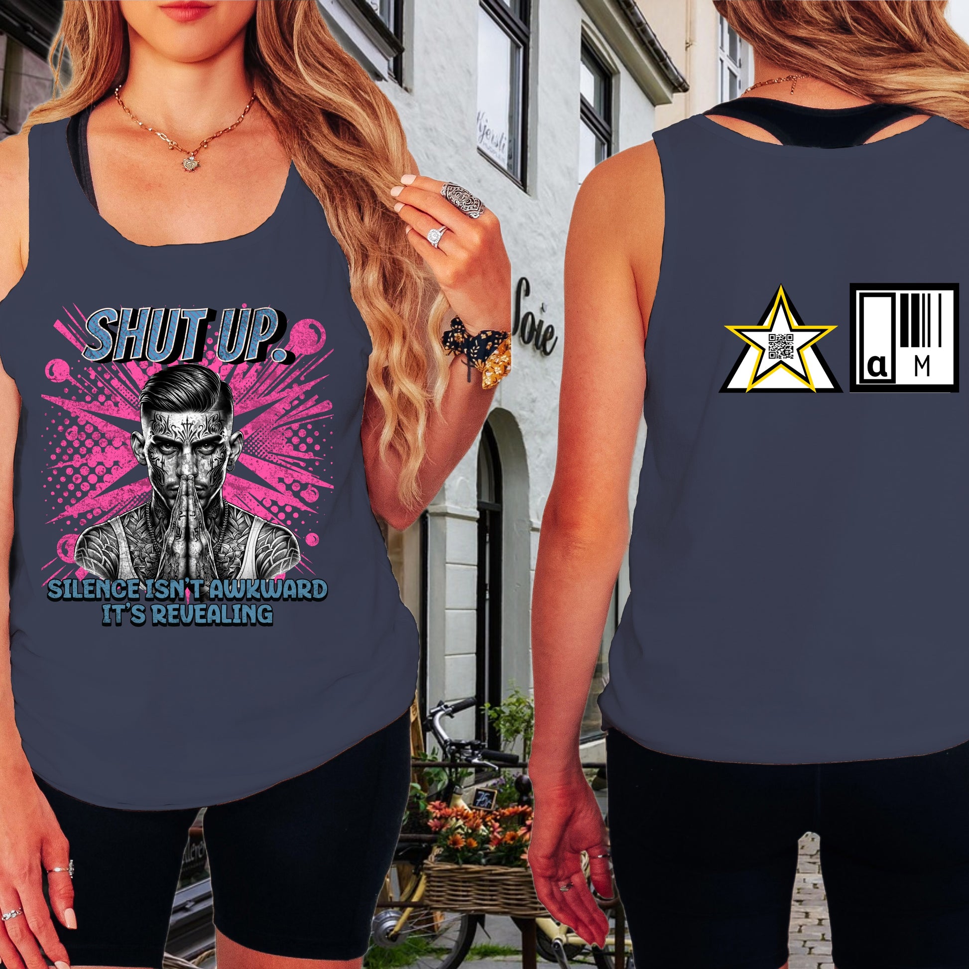 Bold Graphic Statement Tank Top Product Type