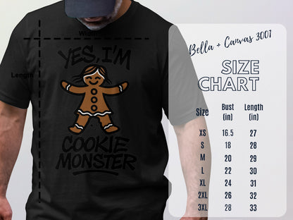 Yes I'm Cookie Monster Graphic T-Shirt product type